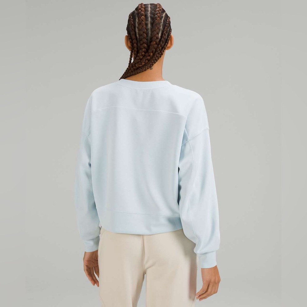 Lululemon Softstreme Perfectly Oversized Cropped Crew size 6 - Picture 3 of 6